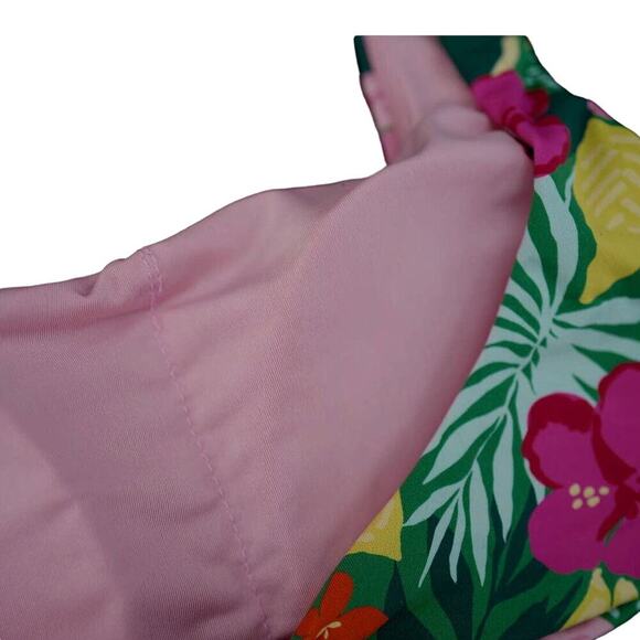 NWT Dippin Daisy’s One Shoulder Tropical Bikini Set High Waist Swimsuit USA Made - Picture 15 of 15